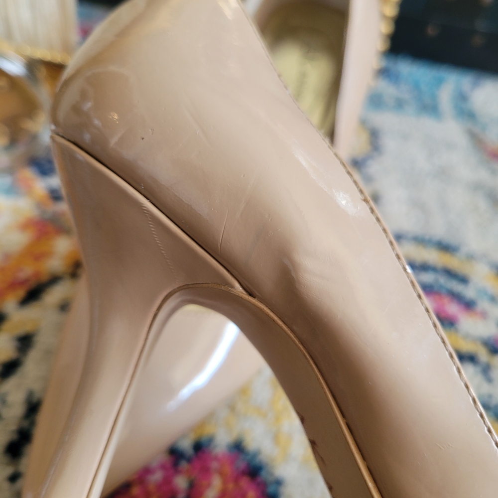 Anne Klein Nude Patent Heels - Picture 12 of 15